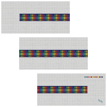 Crayon Needlepoint Belt Kit