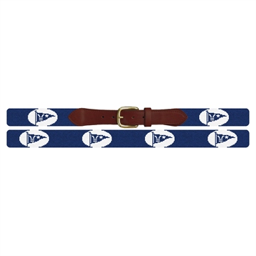 Custom Burgee Flag Needlepoint Belt