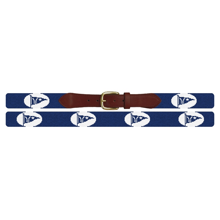 Custom Burgee Flag Needlepoint Belt
