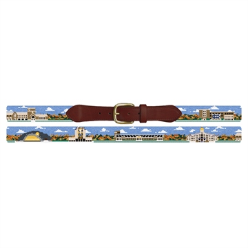 Custom College Campus Needlepoint Belt