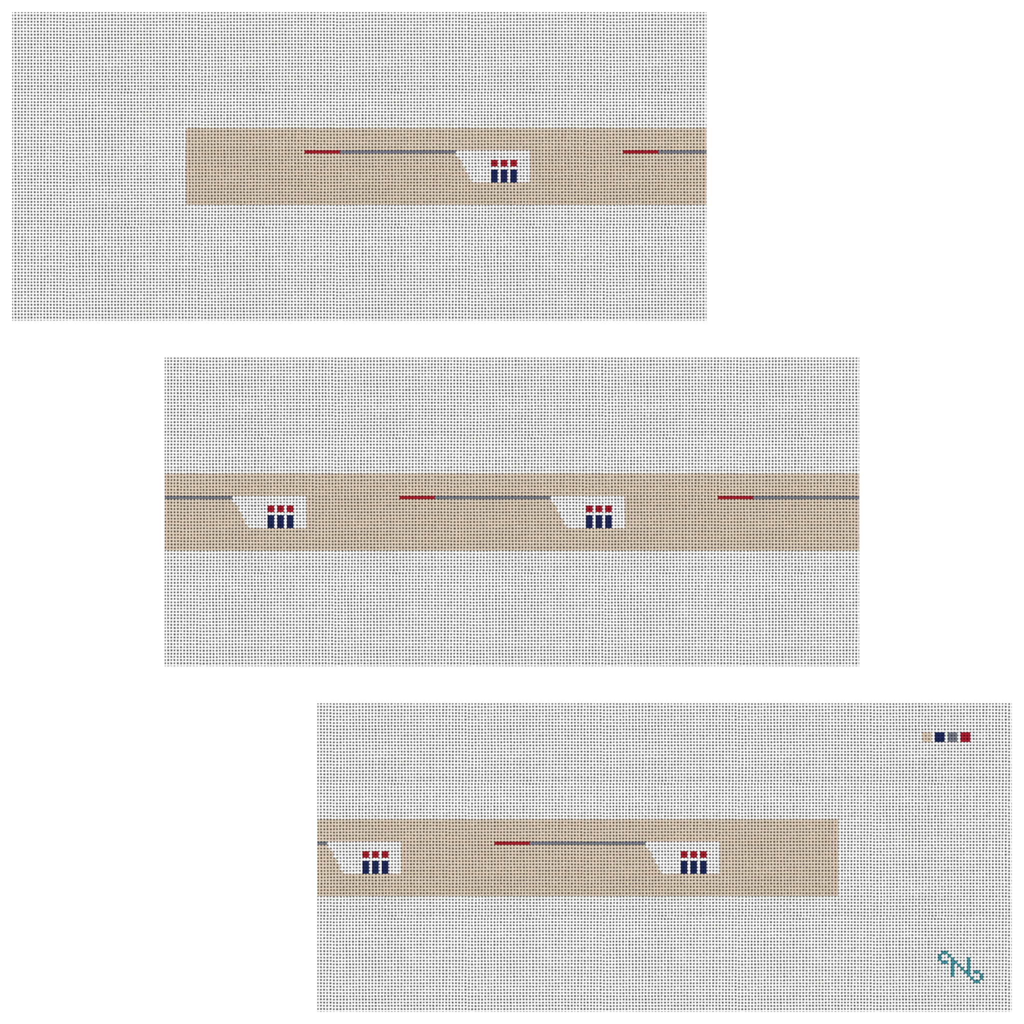 Custom Crew Team Needlepoint Belt Kit