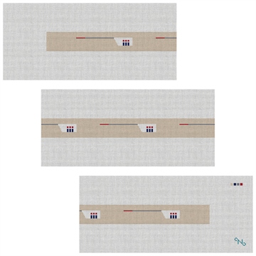 Custom Crew Team Needlepoint Belt Kit