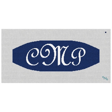 Custom Cummerbund Needlepoint Kit Stitched Preview