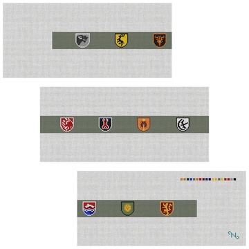 Custom Family Crest Needlepoint Belt Kit