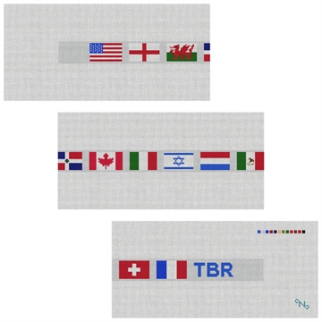 Custom Flag Needlepoint Belt Kit