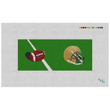 Custom Football Needlepoint Flask Kit