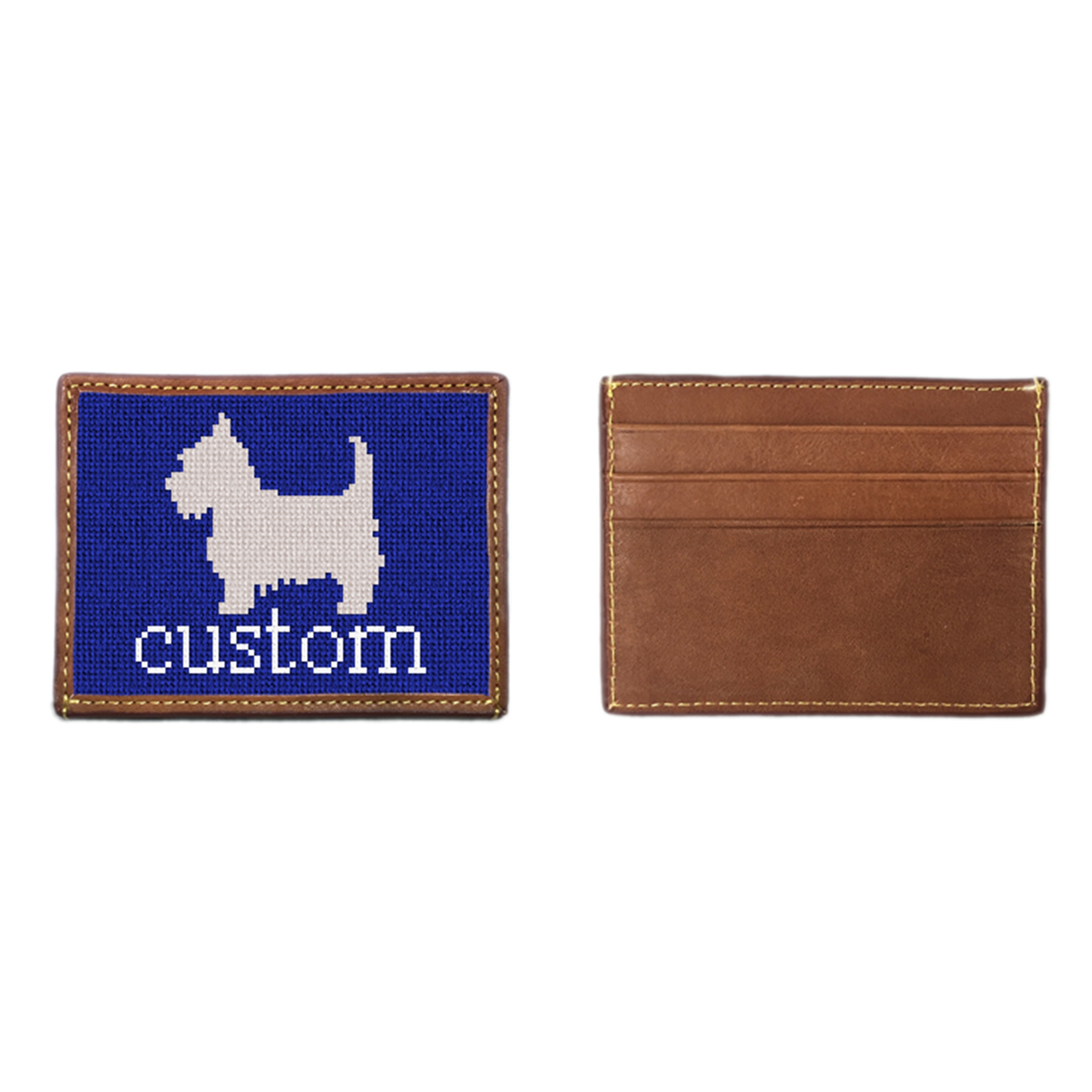 Custom Needlepoint Card Wallet