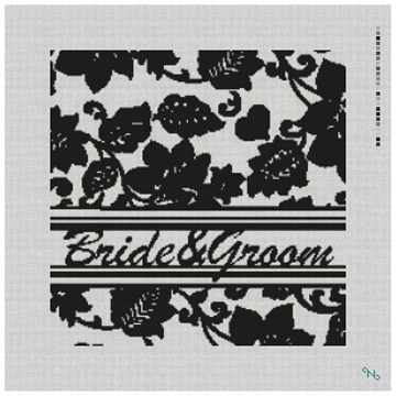 Custom Wedding Ring Bearer Needlepoint Kit