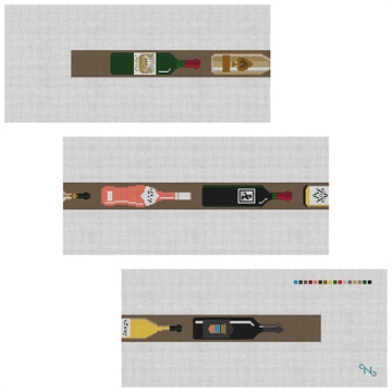 Custom Wine Needlepoint Belt Kit