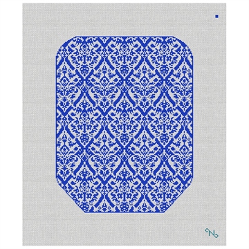 Damask Pickleball Paddle Cover Needlepoint Kit