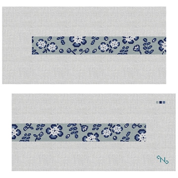 Dancing Blossoms Needlepoint Dog Collar Kit