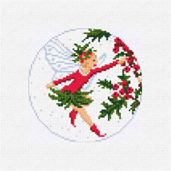 December Garden Fairy Needlepoint Ornament Kit