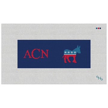 Democratic Needlepoint Wallet Kit