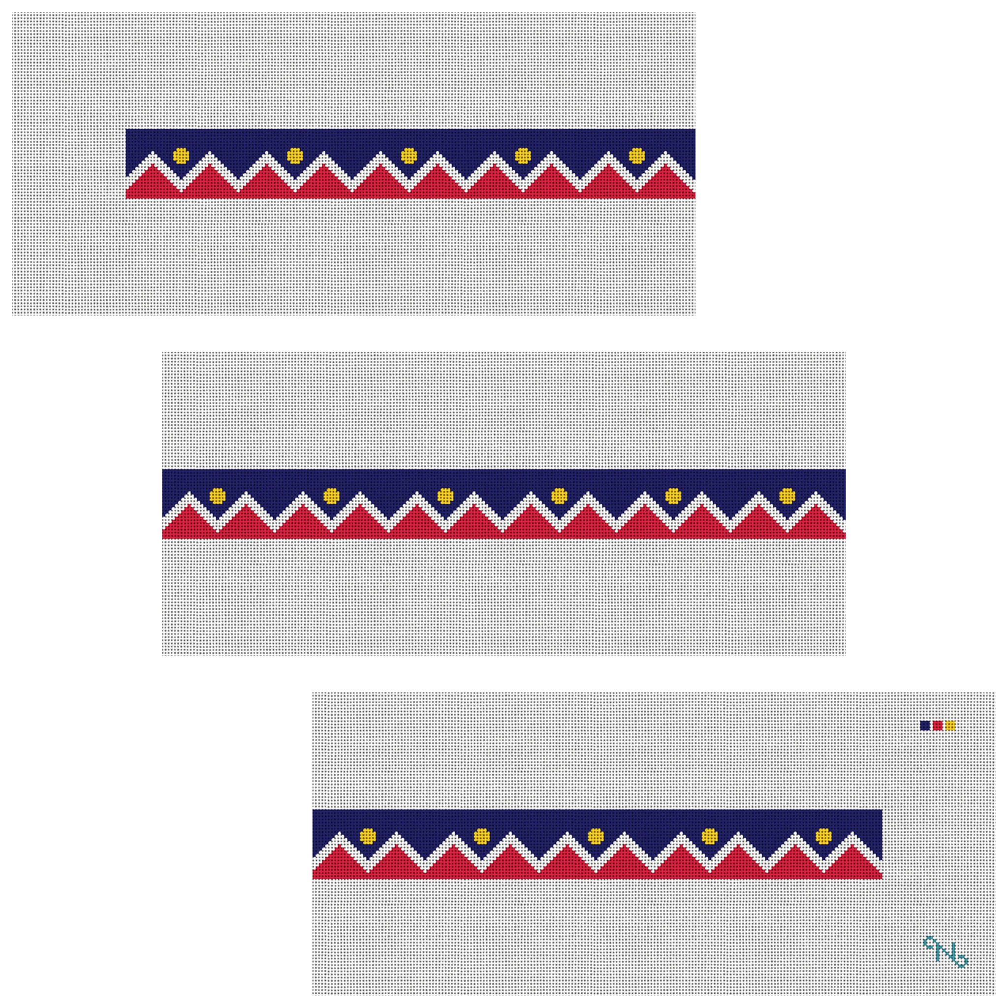 Denver Colorado Flag Needlepoint Belt Kit