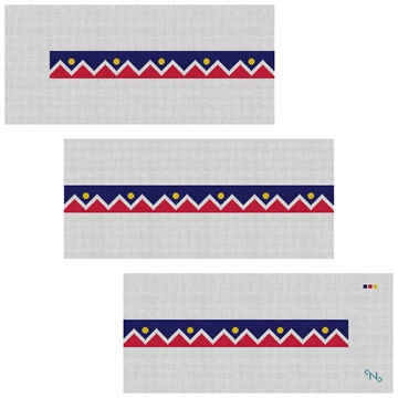 Denver Colorado Flag Needlepoint Belt Kit