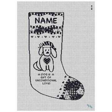 Dog is a Gift Needlepoint Stocking Kit