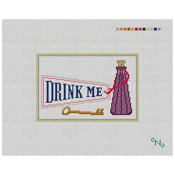 Drink Me Potion Needlepoint Door Hanger Kit