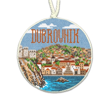 Dubrovnik Needlepoint Ornament
