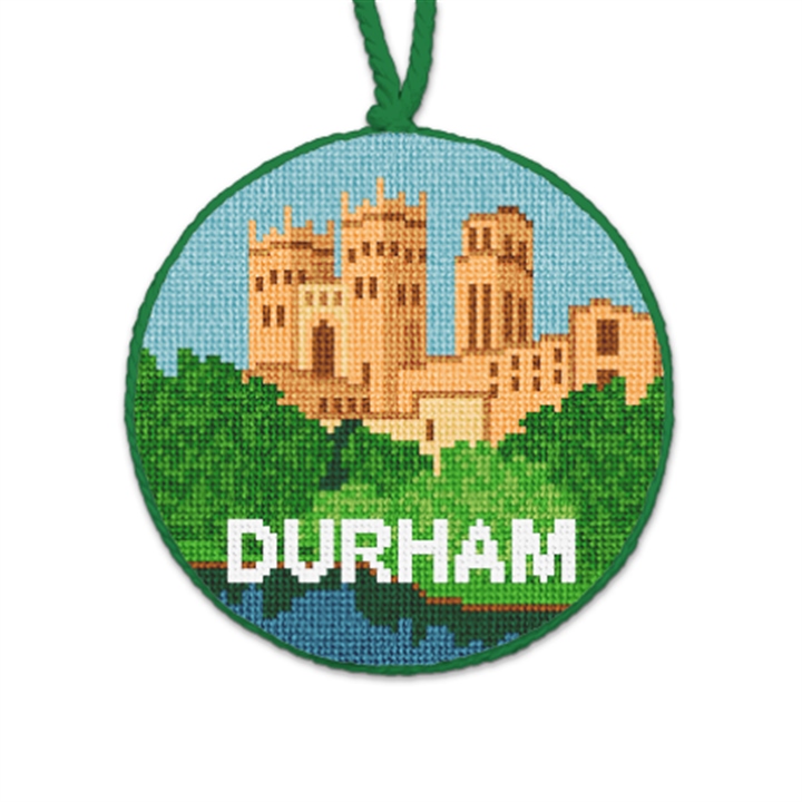 Durham Castle Needlepoint Ornament 