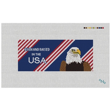 Eagle Needlepoint Flask Kit