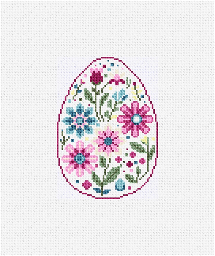 Easter Blooms Needlepoint Ornament Kit
