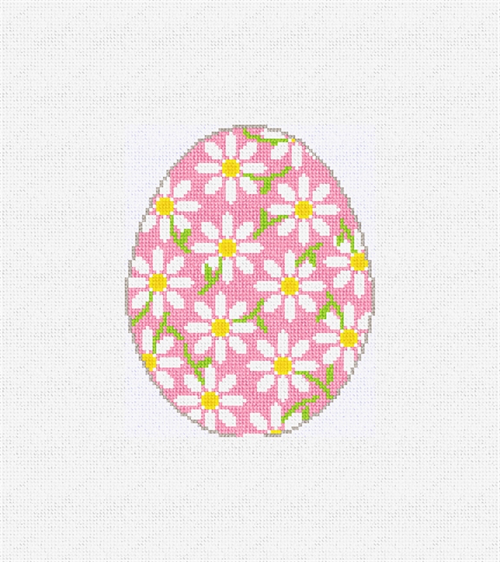 Easter Daisies Needlepoint Ornament Kit