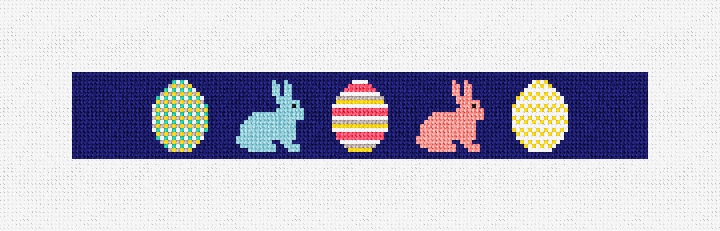 Easter Needlepoint Key Fob Kit