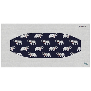 Elephant Cummerbund Needlepoint Kit