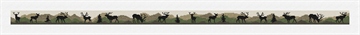 Elk Camo Needlepoint Belt Kit Stitched Preview