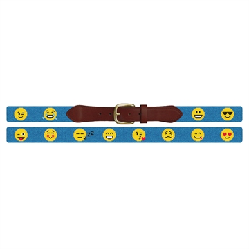 Emojis Needlepoint Belt