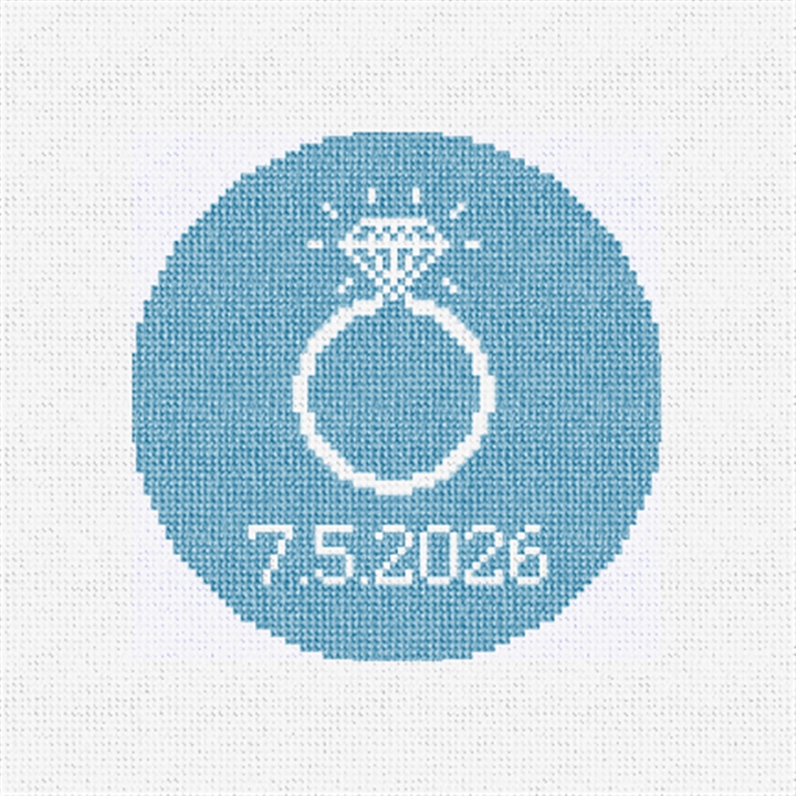 Engaged Needlepoint Ornament Kit