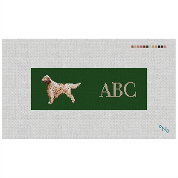 English Setter Needlepoint Wallet Kit