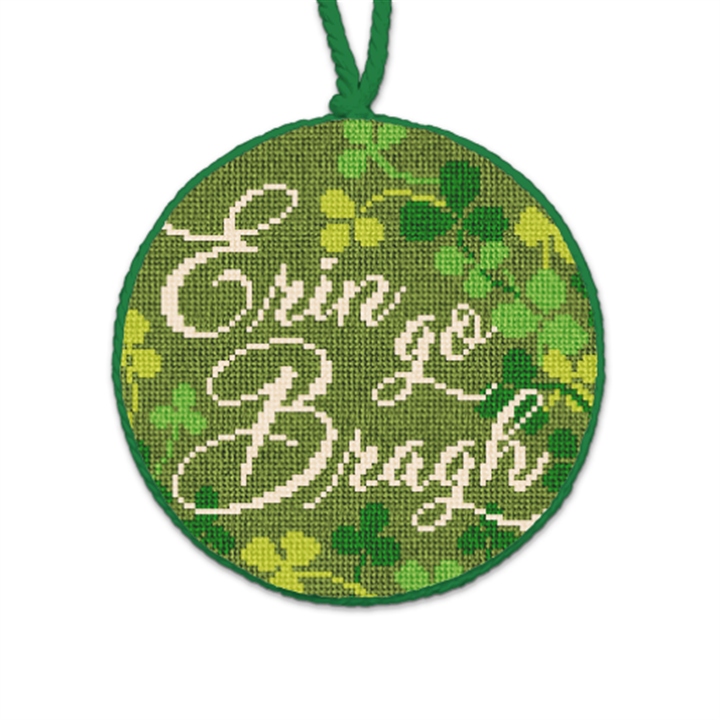 Erin Go Bragh Needlepoint Ornament