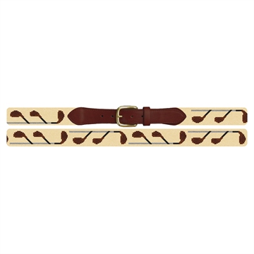 Fairway Woods Needlepoint Belt