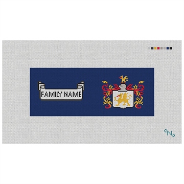 Family Crest Needlepoint Wallet Kit