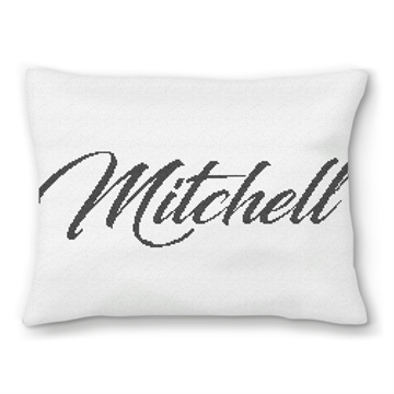 Family Name Needlepoint Pillow
