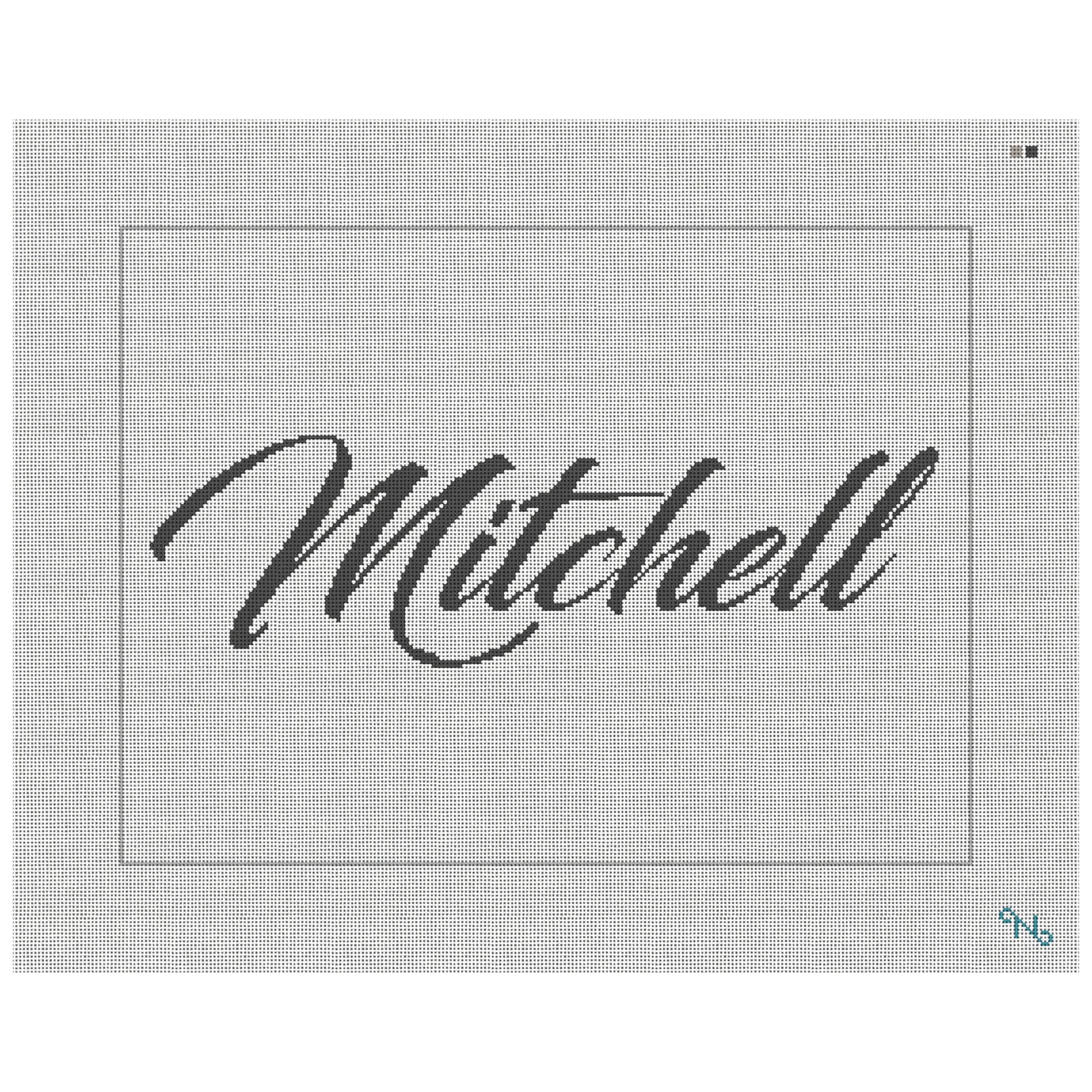 Family Name Needlepoint Pillow Kit