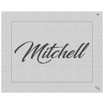 Family Name Needlepoint Pillow Kit
