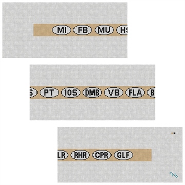 Favorite Places Needlepoint Belt Kit
