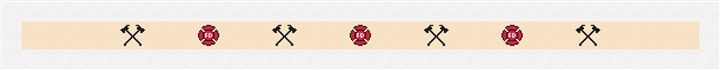 Firefighters Needlepoint Belt Kit