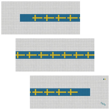 Flag of Sweden Needlepoint Belt Kit