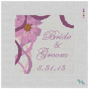 Florance Needlepoint Ring Bearer Pillow Kit