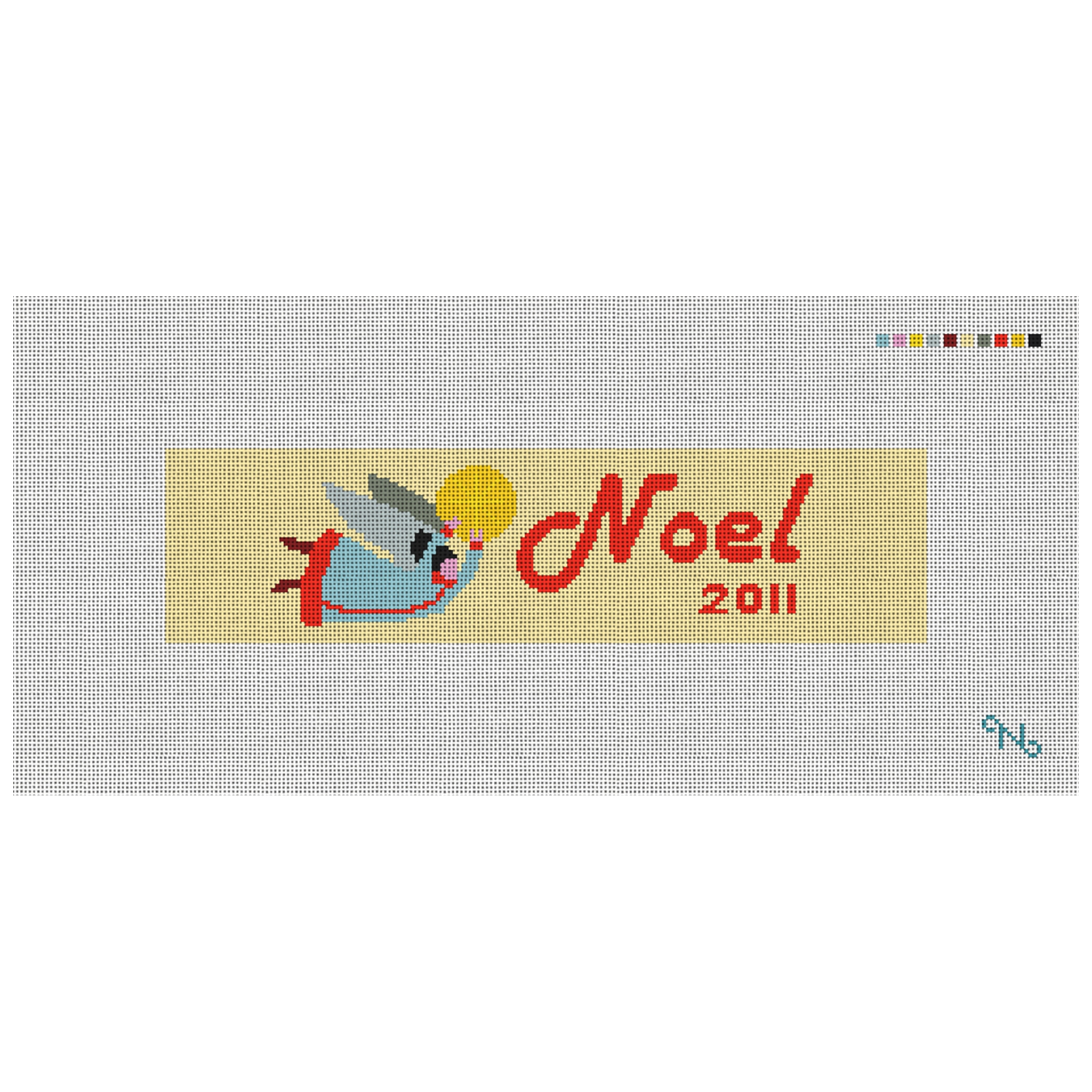 Flying Angle Ornament Needlepoint Kit