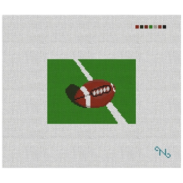 Football Needlepoint Card Wallet Kit