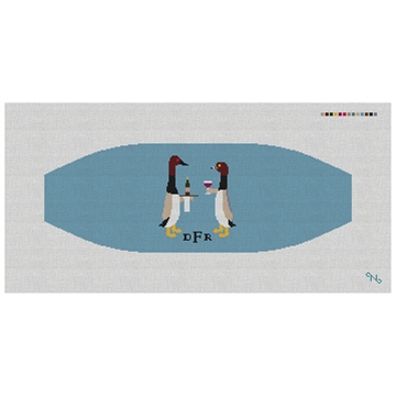 Formal Ducks Cummerbund Needlepoint Kit