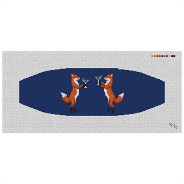 Fox Wedding Cummerbund Needlepoint Kit