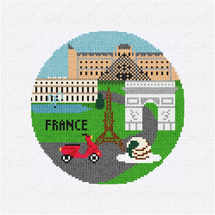France Needlepoint Ornament Kit