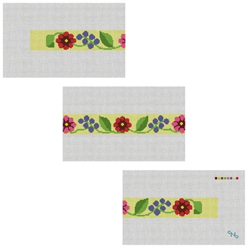 Fresh Floral Hatband Needlepoint Kit 