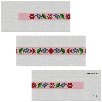 Fresh Floral Needlepoint Belt Kit