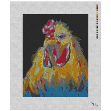 Fried Chicken Needlepoint Kit